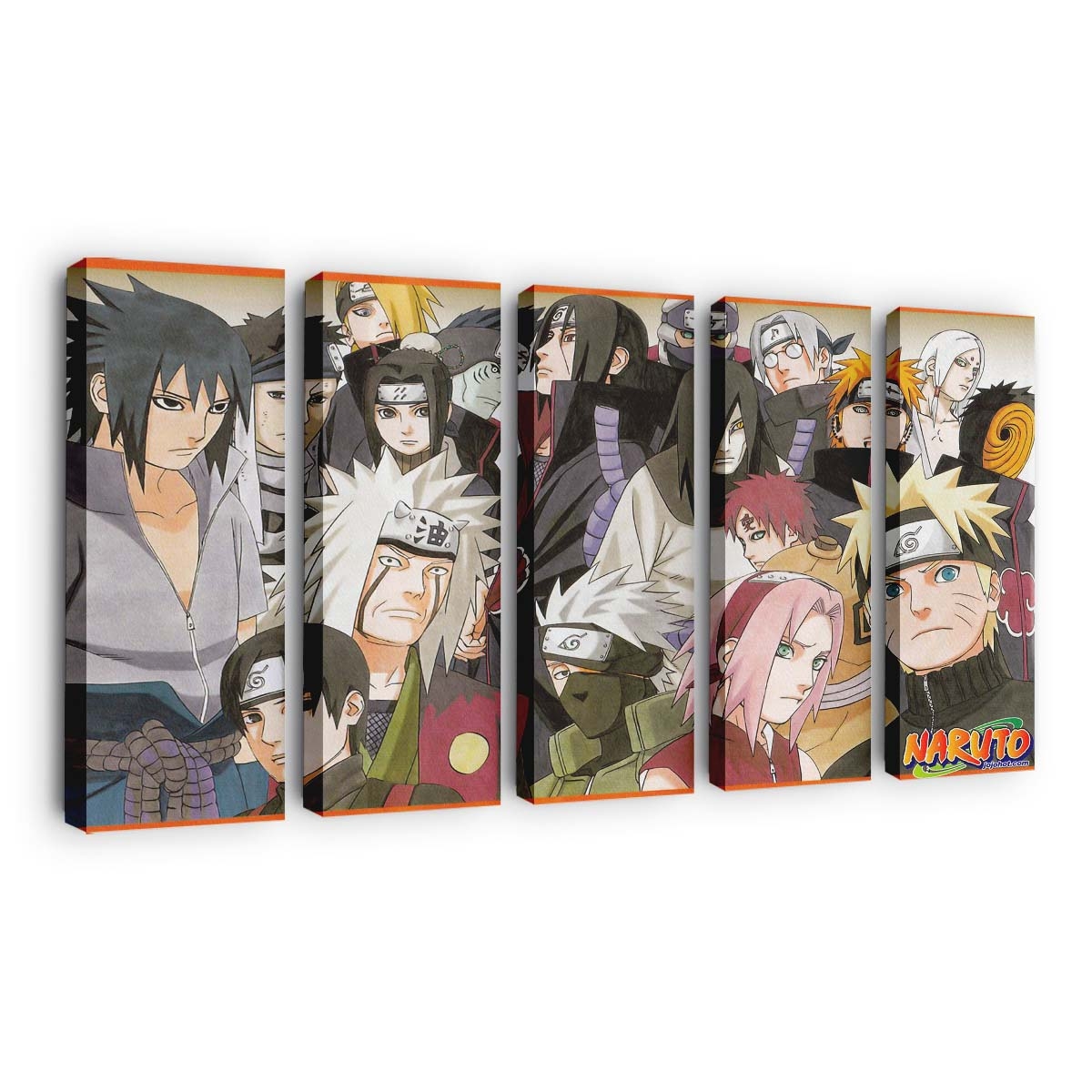 Naruto Shippuuden Uchiha Sasuke - Anime Wandbild - Leinwandbild naruto shippuudenuchiha sasuke