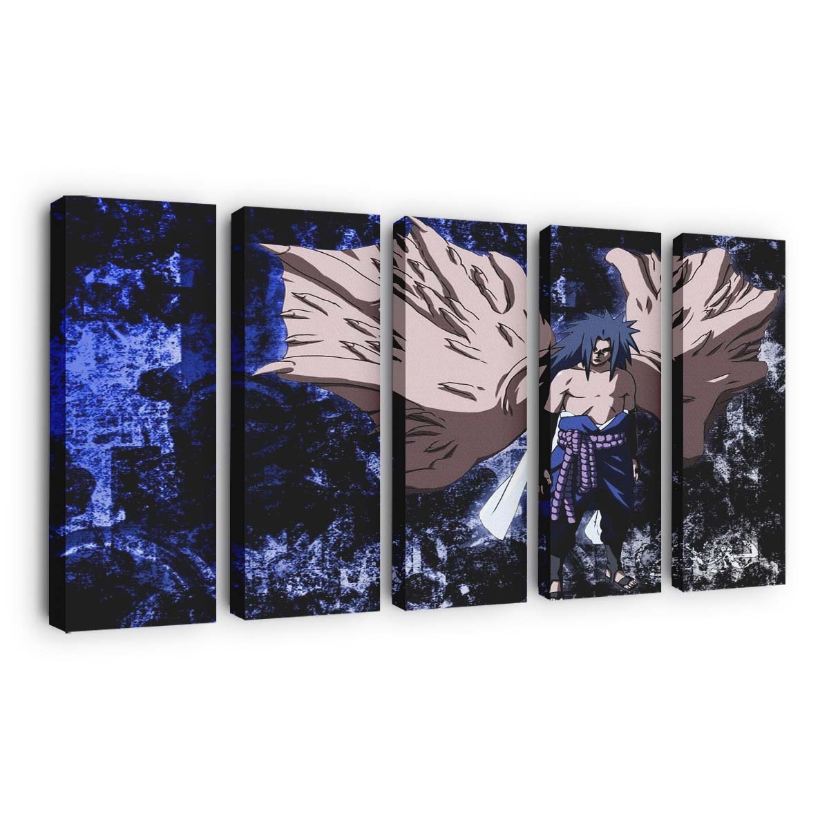 Naruto Shippuuden Uchiha Sasuke Anime Comics Mythology - Anime Wandbild - Leinwandbild naruto shippuudenuchiha sasukeillustrationanimecomicsmythology