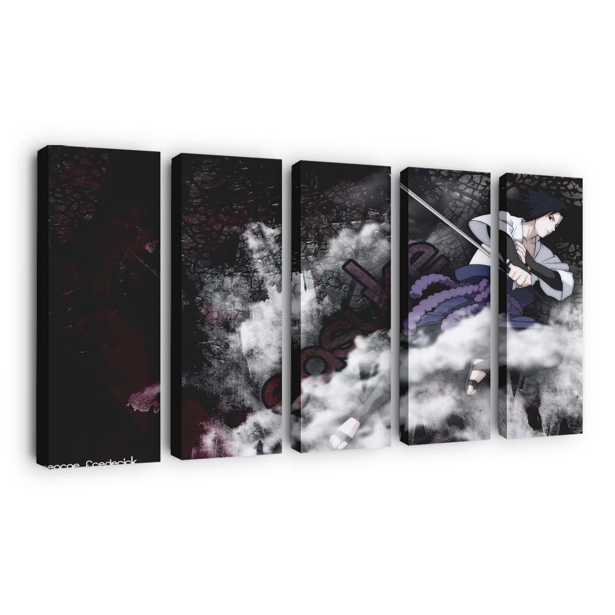 Naruto Shippuuden Uchiha Sasuke Darkness - Anime Wandbild - Leinwandbild naruto shippuudenuchiha sasukescreenshot1680x1050 pxdarknesscomputer wallpaper