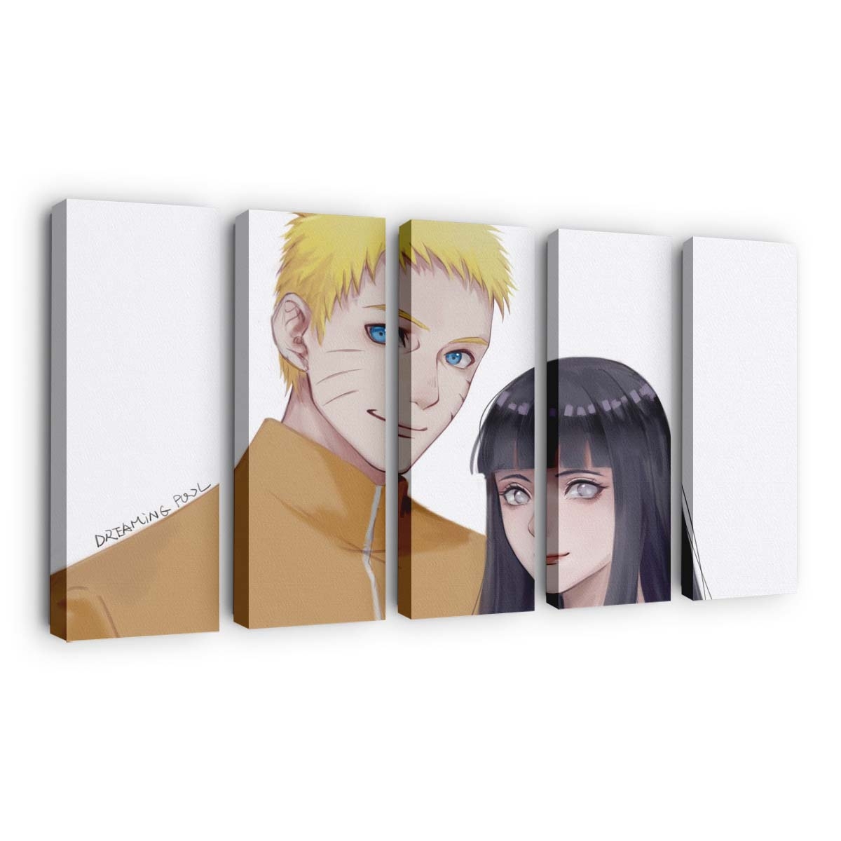 Naruto Shippuuden – Naruto & Hinata: Der Bund Der Herzen - Anime Wandbild - Leinwandbild naruto shippuudenuzumaki narutohinata hy ga naruto shippuden 0001