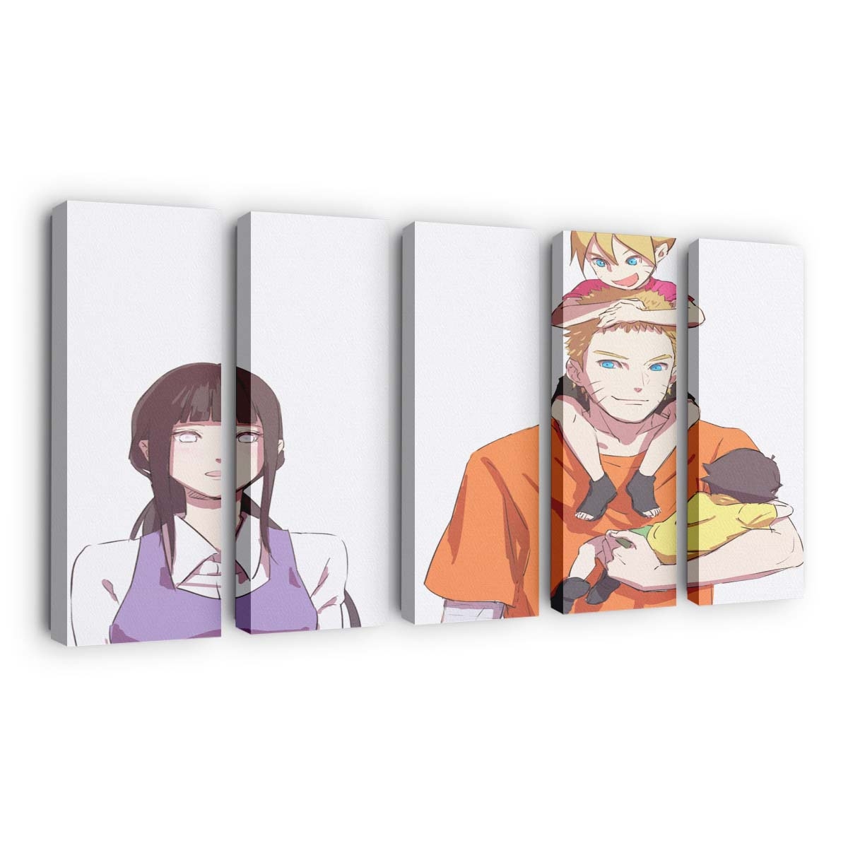 Naruto Shippuuden – Hinata & Naruto: Die Flamme Der Treue - Anime Wandbild - Leinwandbild naruto shippuudenuzumaki narutohinata hy ga naruto shippudenuzumaki borutouzumaki himawari 0002