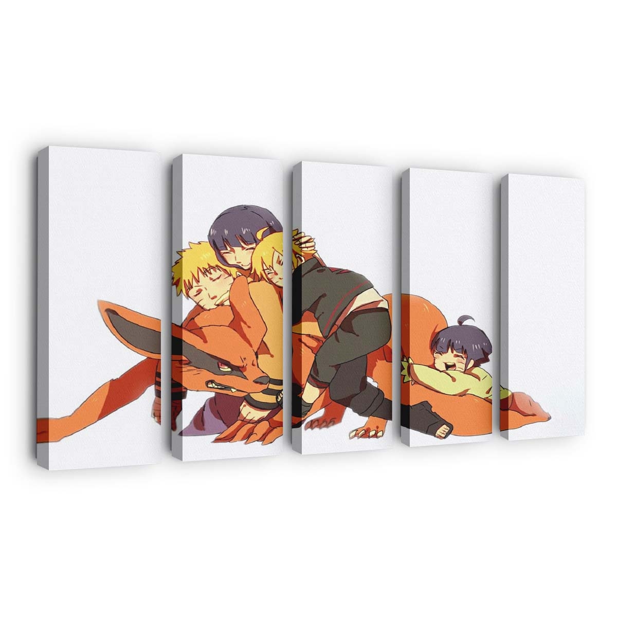 Naruto Shippuuden – Team 7 Wiedervereint: Sakura, Sasuke Und Naruto - Anime Wandbild - Leinwandbild naruto shippuudenuzumaki narutohinata hy ga naruto shippudenuzumaki borutouzumaki himawari 0003
