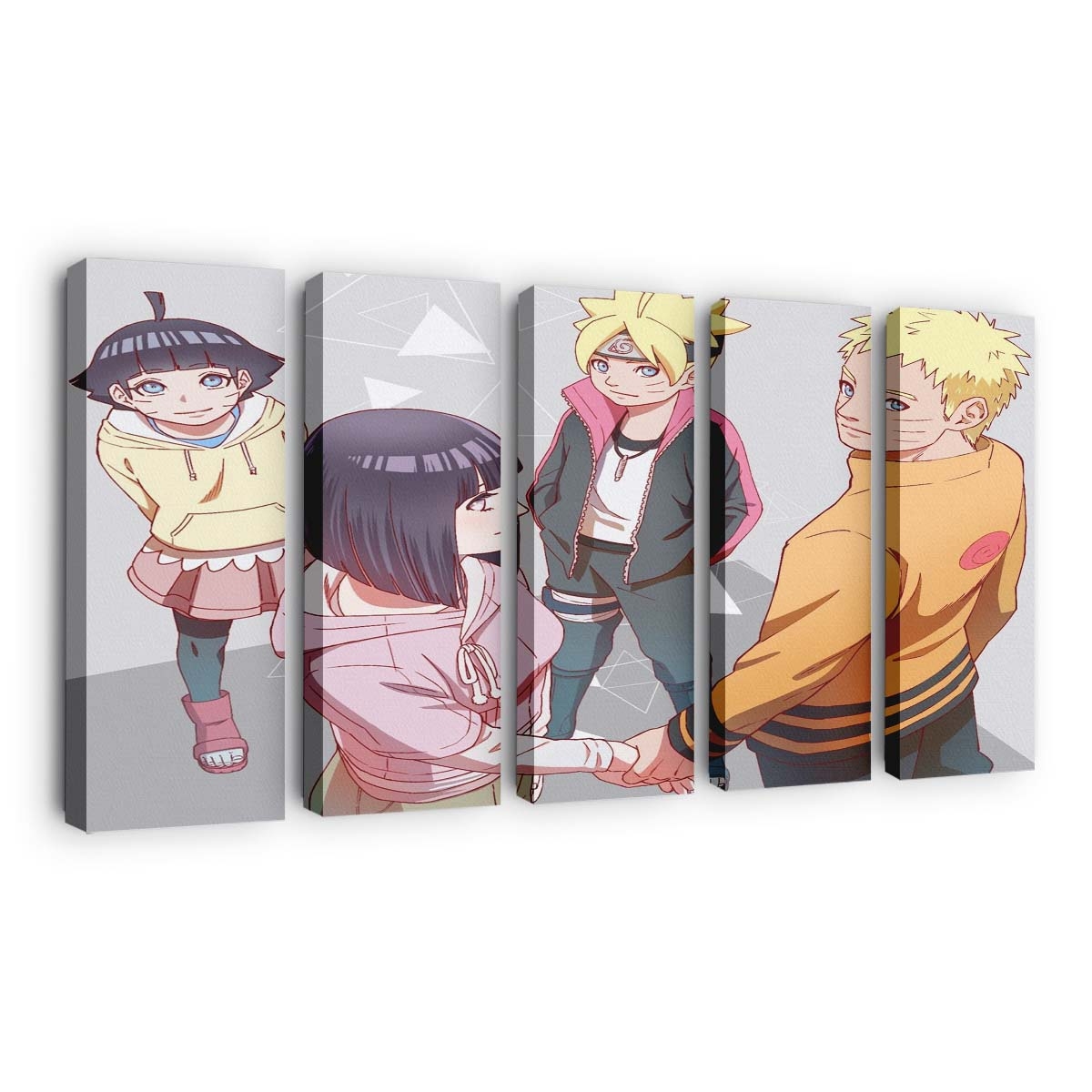 Naruto Shippuuden – Generationen Der Ninjas: Liebe, Mut Und Hoffnung Der Uzumaki - Anime Wandbild - Leinwandbild naruto shippuudenuzumaki narutohinata hy ga naruto shippudenuzumaki borutouzumaki himawari 0004