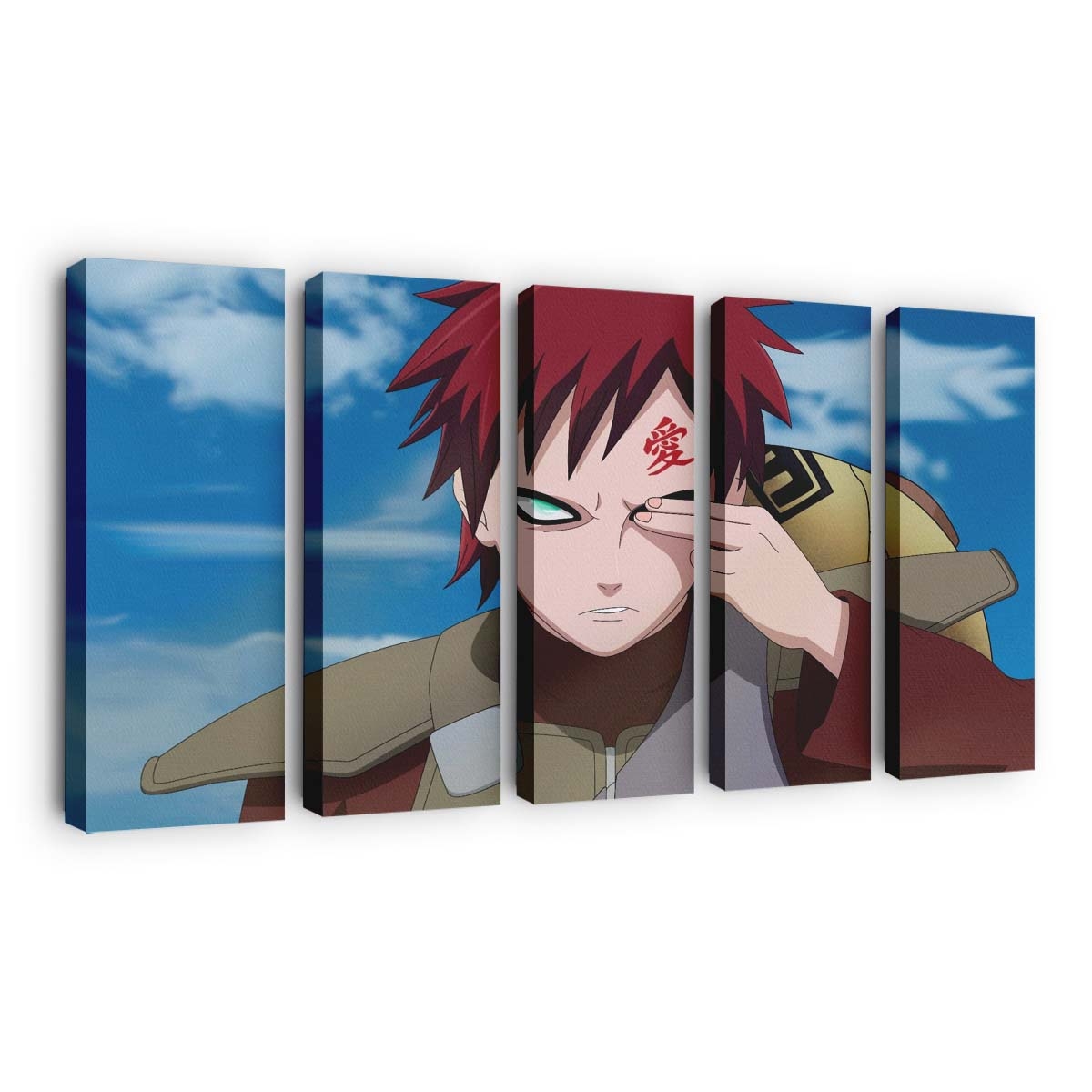 Naruto Gaara Sabaku No Gaara Kazekage Naruto Shippuden - Anime Wandbild - Leinwandbild narutogaarasabaku no gaarakazekagenaruto shippuden
