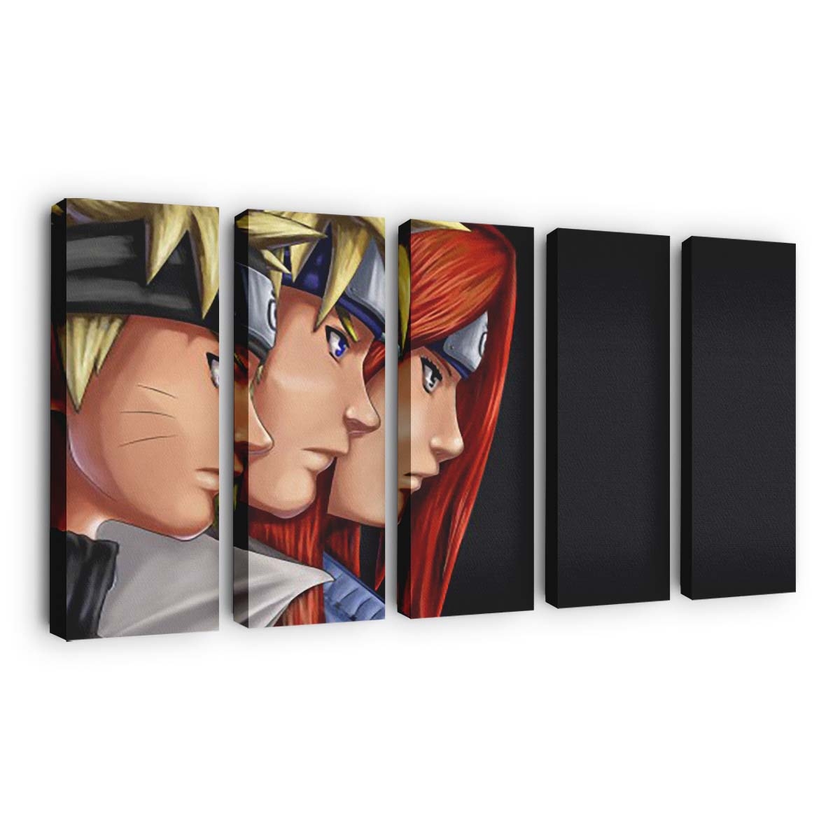 Blue Eyes Minato Namikaze Black Naruto Minato - Anime Wandbild - Leinwandbild th blue eyes minato namikaze black background naruto hd minato