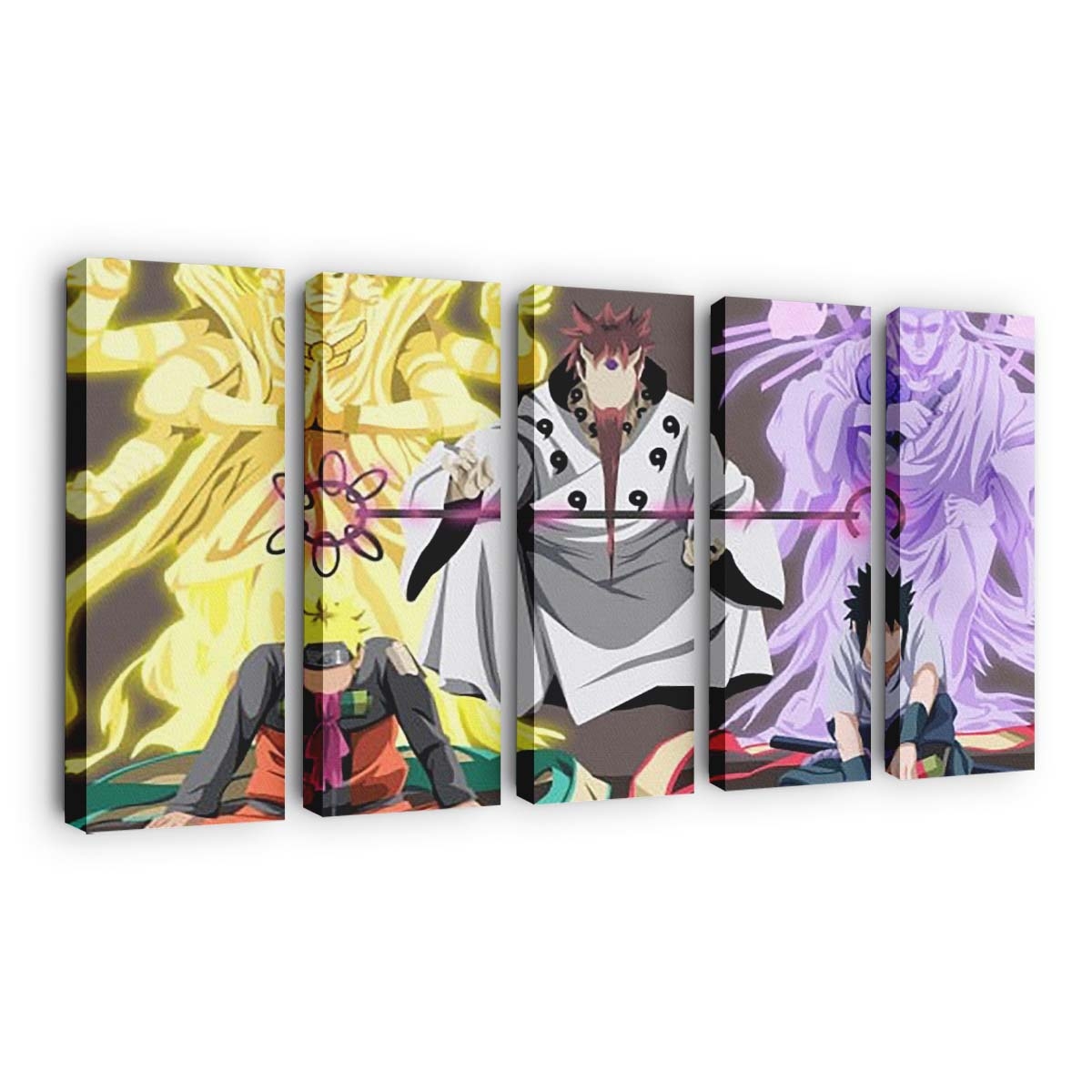 Hagoromo Otsutsuki Naruto Uzumaki Sasuke Uchiha Naruto - Anime Wandbild - Leinwandbild th hagoromo otsutsuki naruto uzumaki sasuke uchiha hd naruto