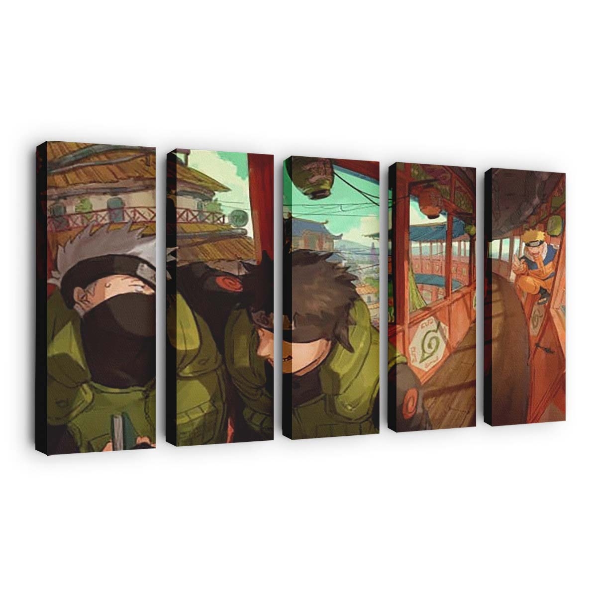 Kakashi Hatake Anime Naruto Uzumaki Obito Uchiha Obito - Anime Wandbild - Leinwandbild th kakashi hatake anime naruto uzumaki obito uchiha hd obito