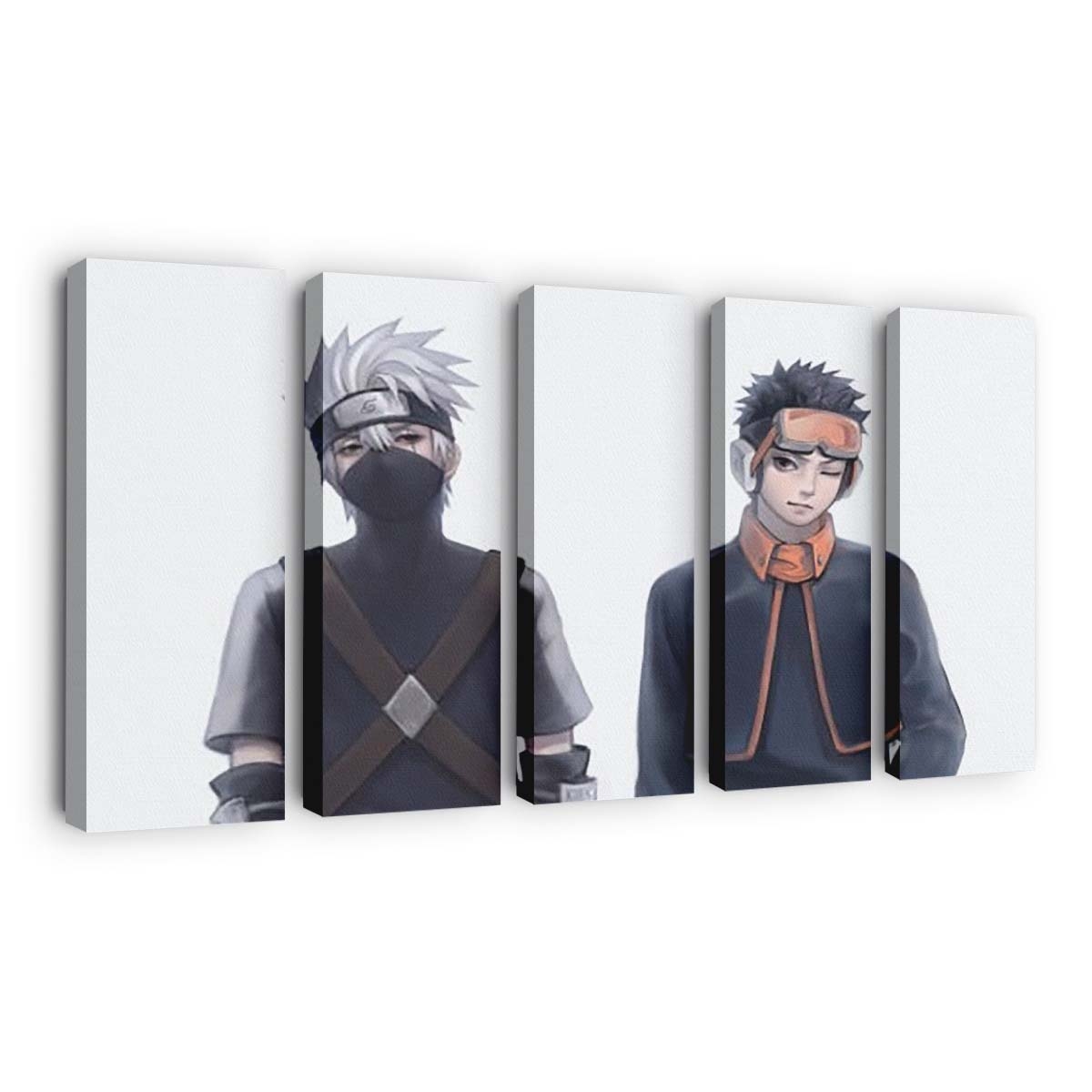 Kakashi Hatake Obito Uchiha Anime Naruto Obito - Anime Wandbild - Leinwandbild th kakashi hatake obito uchiha anime naruto 4k hd obito
