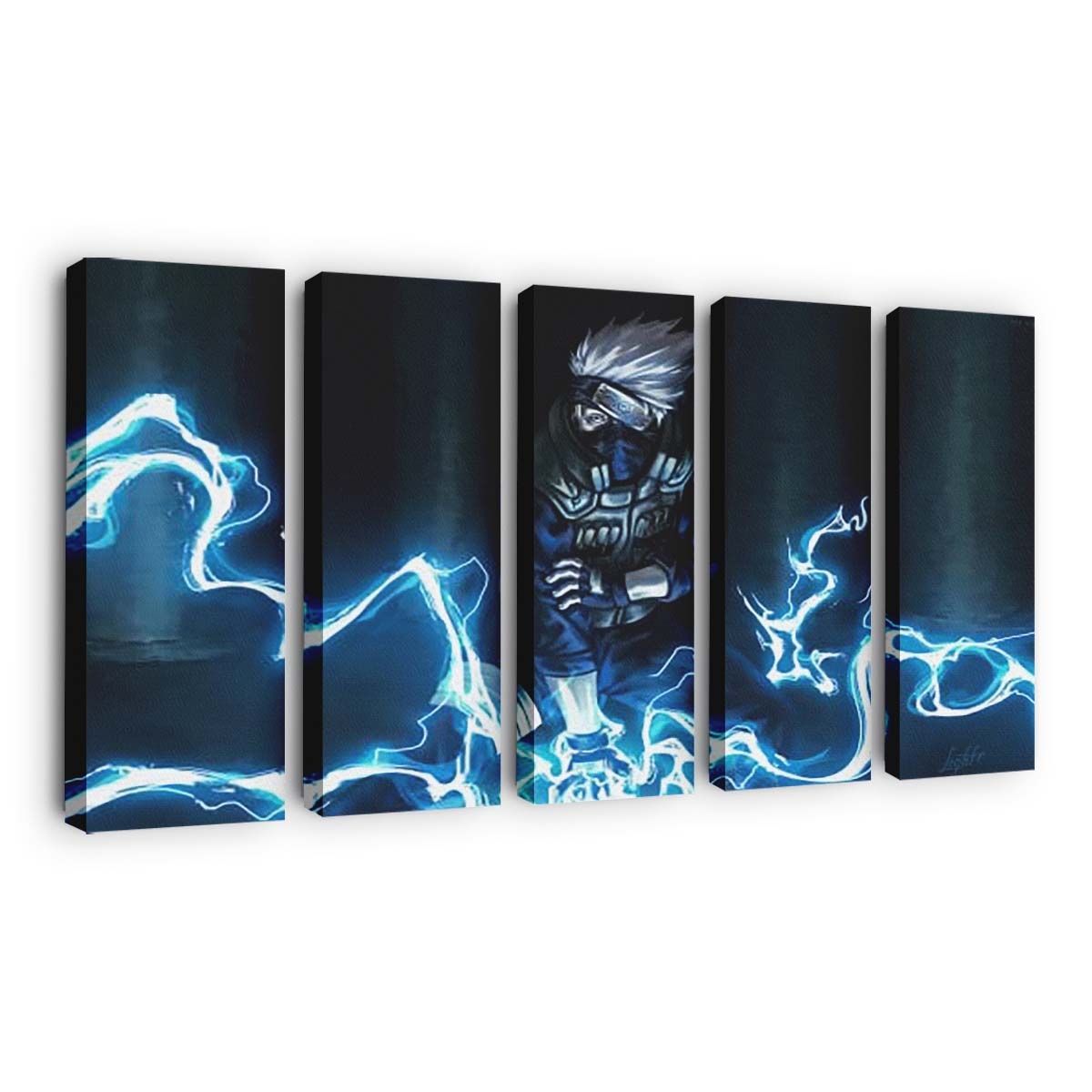 Kakashi Hatake Smoke Naruto - Anime Wandbild - Leinwandbild th kakashi hatake smoke 4k hd naruto