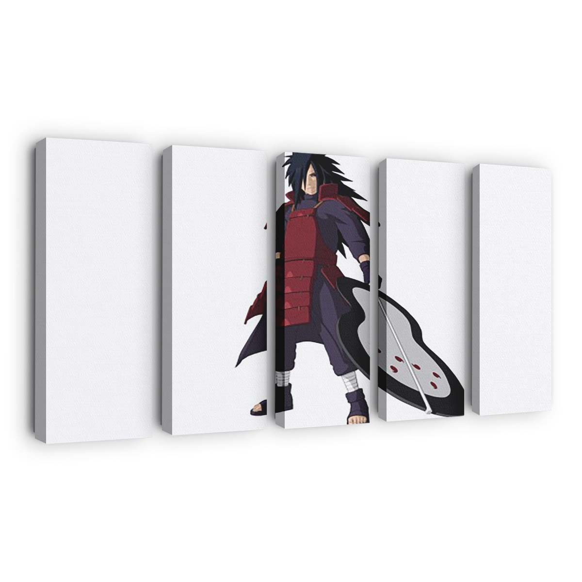 Madara Uchiha White Naruto - Anime Wandbild - Leinwandbild th madara uchiha white background hd naruto
