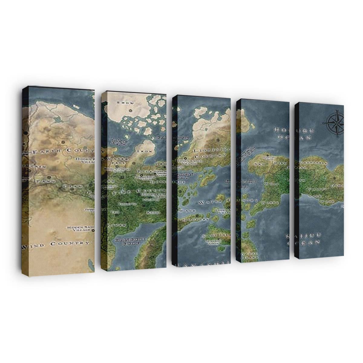 Map Naruto - Anime Wandbild - Leinwandbild th map hd naruto