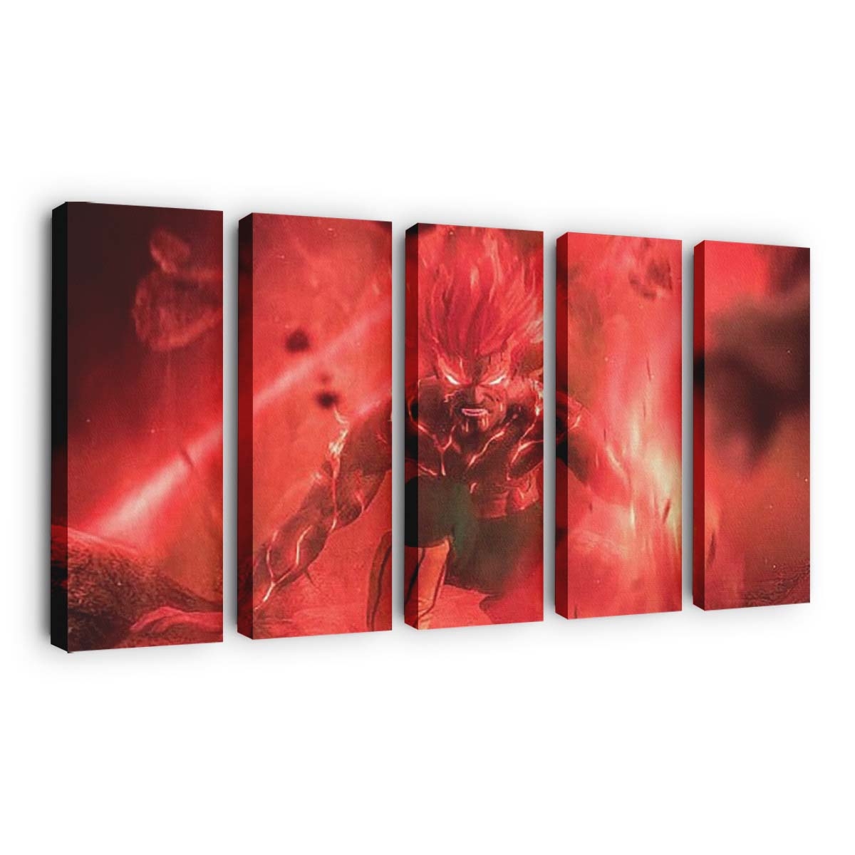 Might Guy Fire Naruto - Anime Wandbild - Leinwandbild th might guy fire background hd naruto