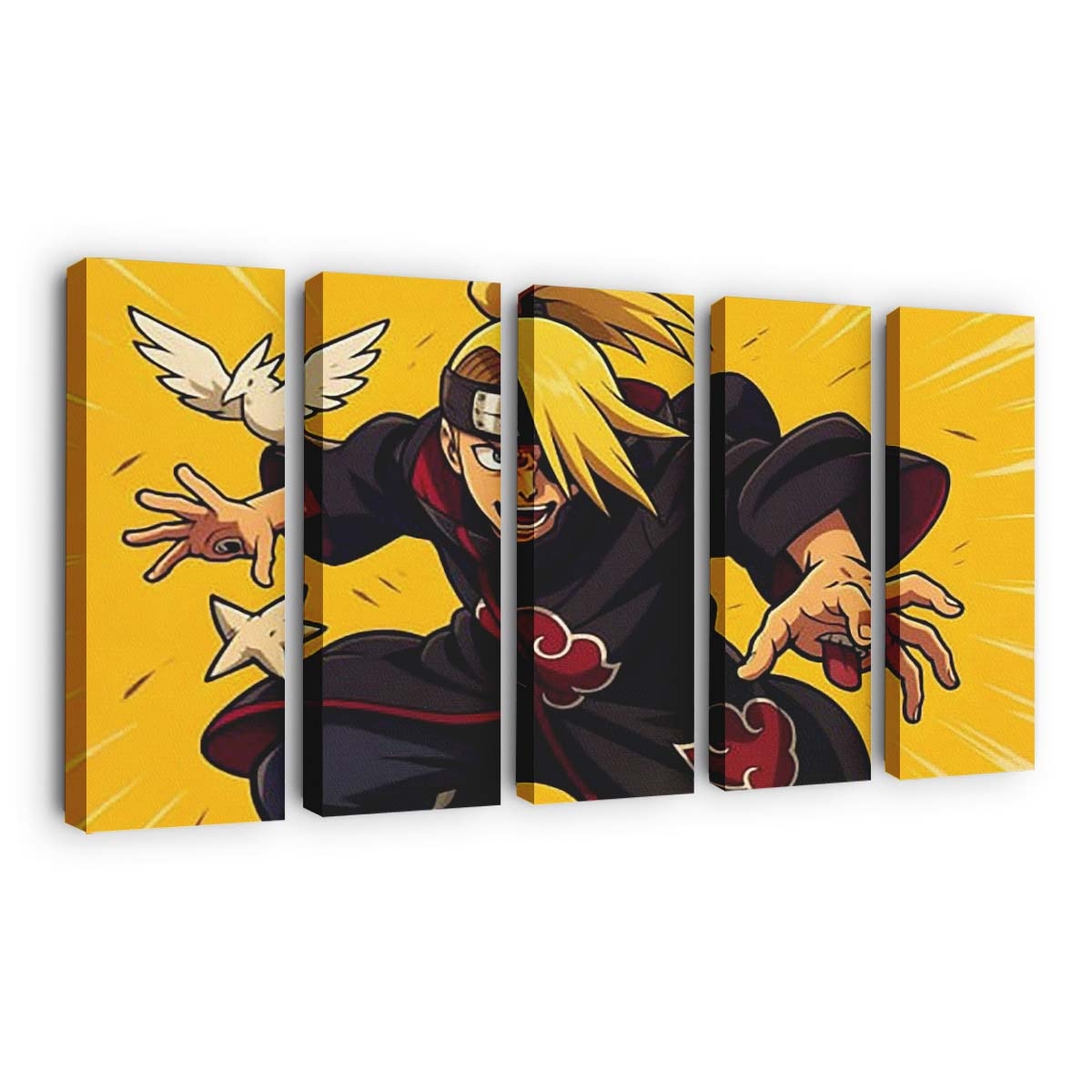 Naruto Akatsuki Deidara Naruto - Anime Wandbild - Leinwandbild th naruto akatsuki deidara hd naruto