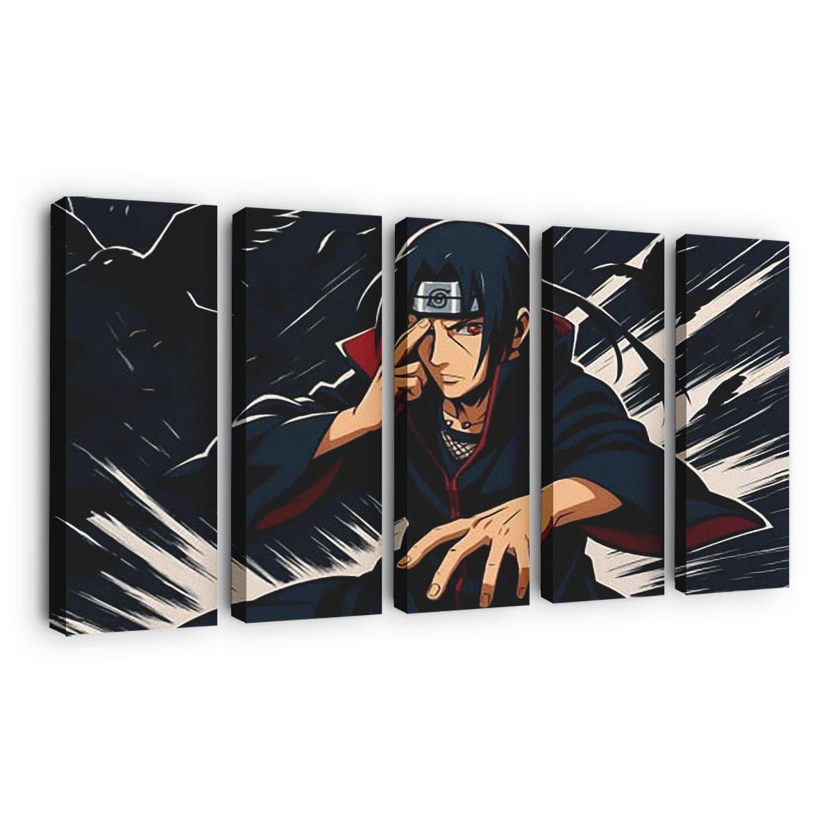 Naruto Akatsuki Itachi Uchiha Naruto - Anime Wandbild - Leinwandbild th naruto akatsuki itachi uchiha hd naruto