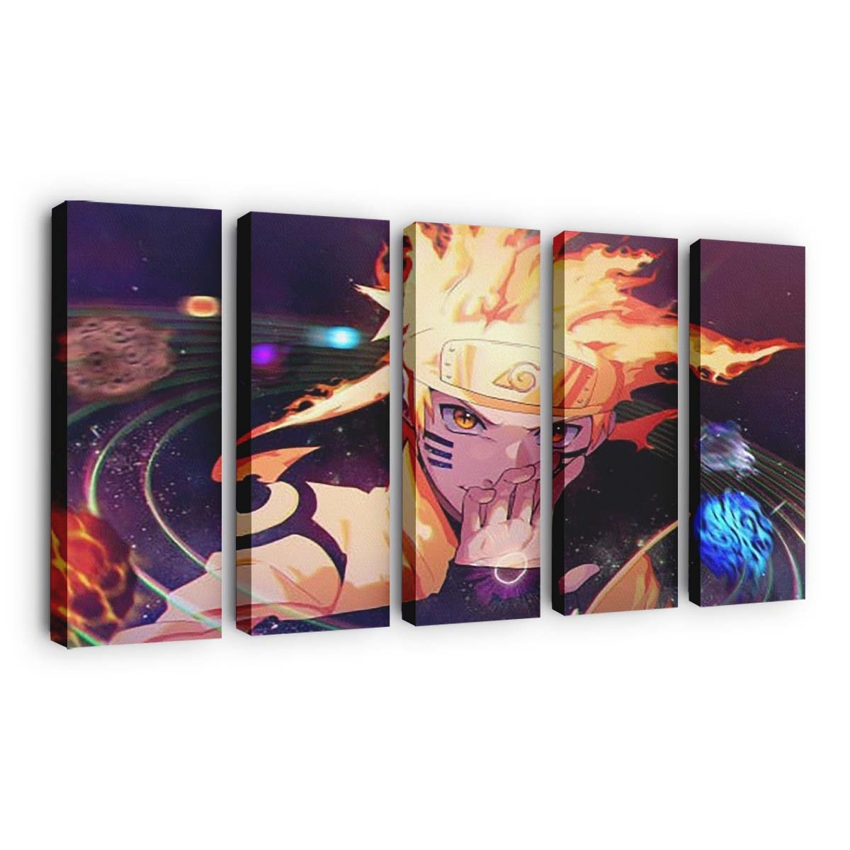 Orange Eyes Naruto Uzumaki Galaxy Naruto - Anime Wandbild - Leinwandbild th orange eyes naruto uzumaki galaxy background hd naruto