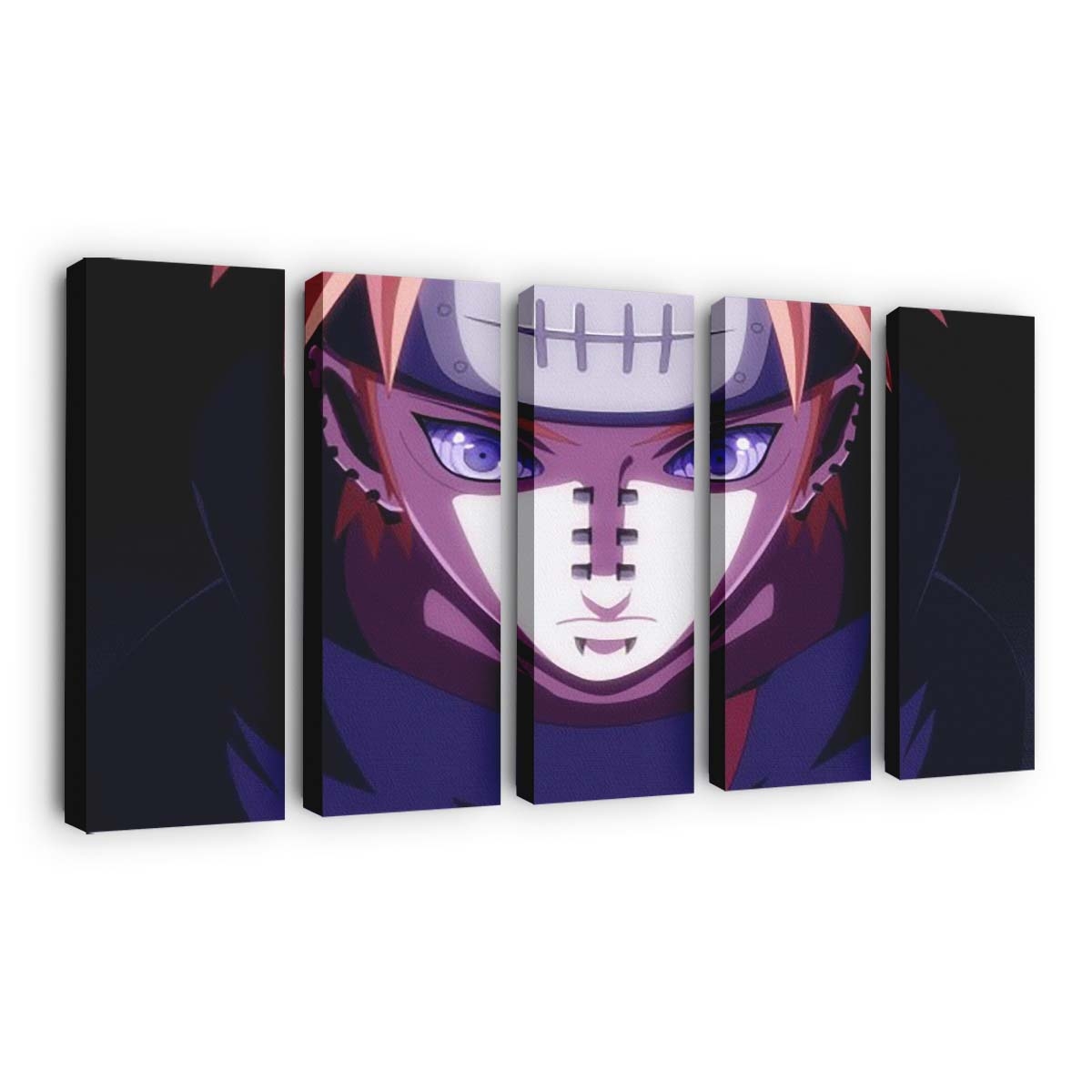 Purple Eyes Blue Dress Naruto Pain - Anime Wandbild - Leinwandbild th purple eyes blue dress naruto hd pain