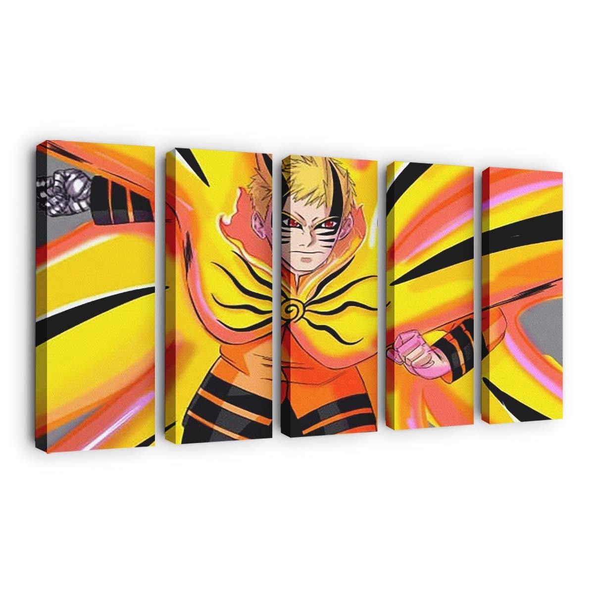 Red Eyes Baryon Mode Naruto Uzumaki Boruto - Anime Wandbild - Leinwandbild th red eyes baryon mode naruto uzumaki hd boruto