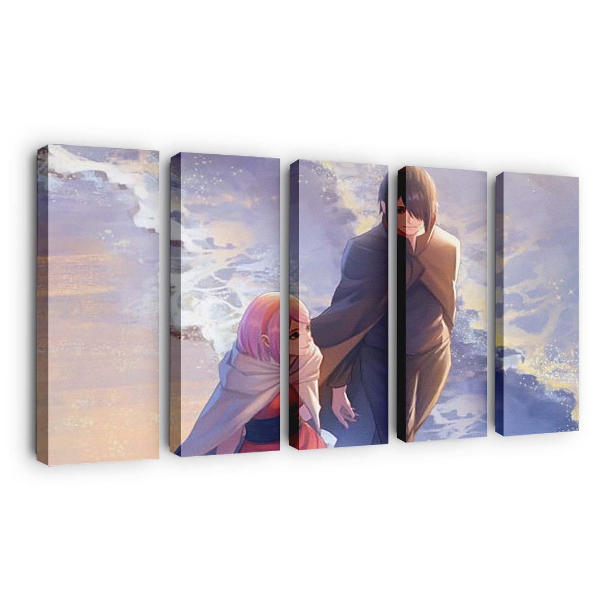 Sakura Haruno And Sasuke Uchiha Naruto - Anime Wandbild - Leinwandbild th sakura haruno and sasuke uchiha hd naruto