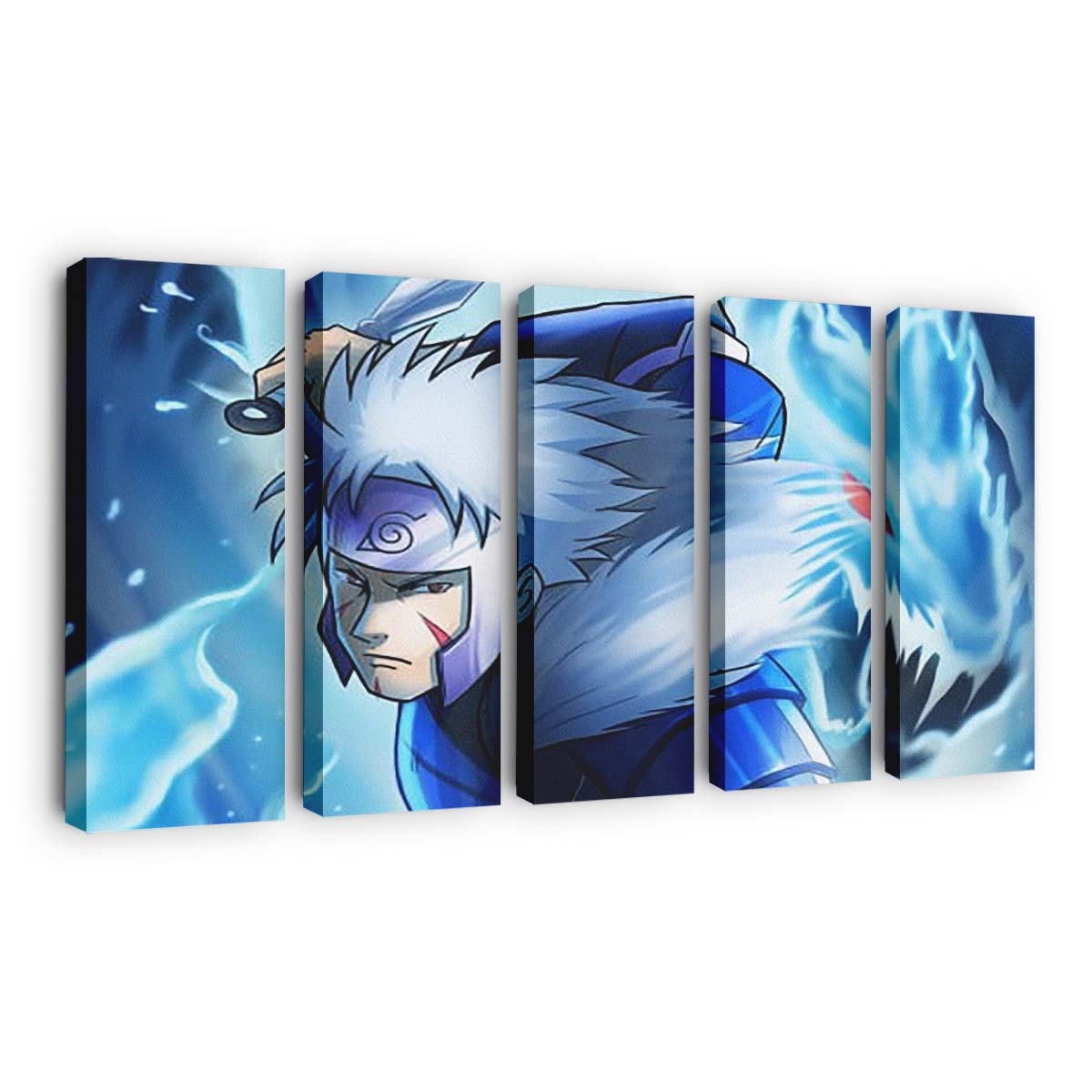 Tobirama Senju In Blue Dress Naruto - Anime Wandbild - Leinwandbild th tobirama senju in blue dress hd naruto