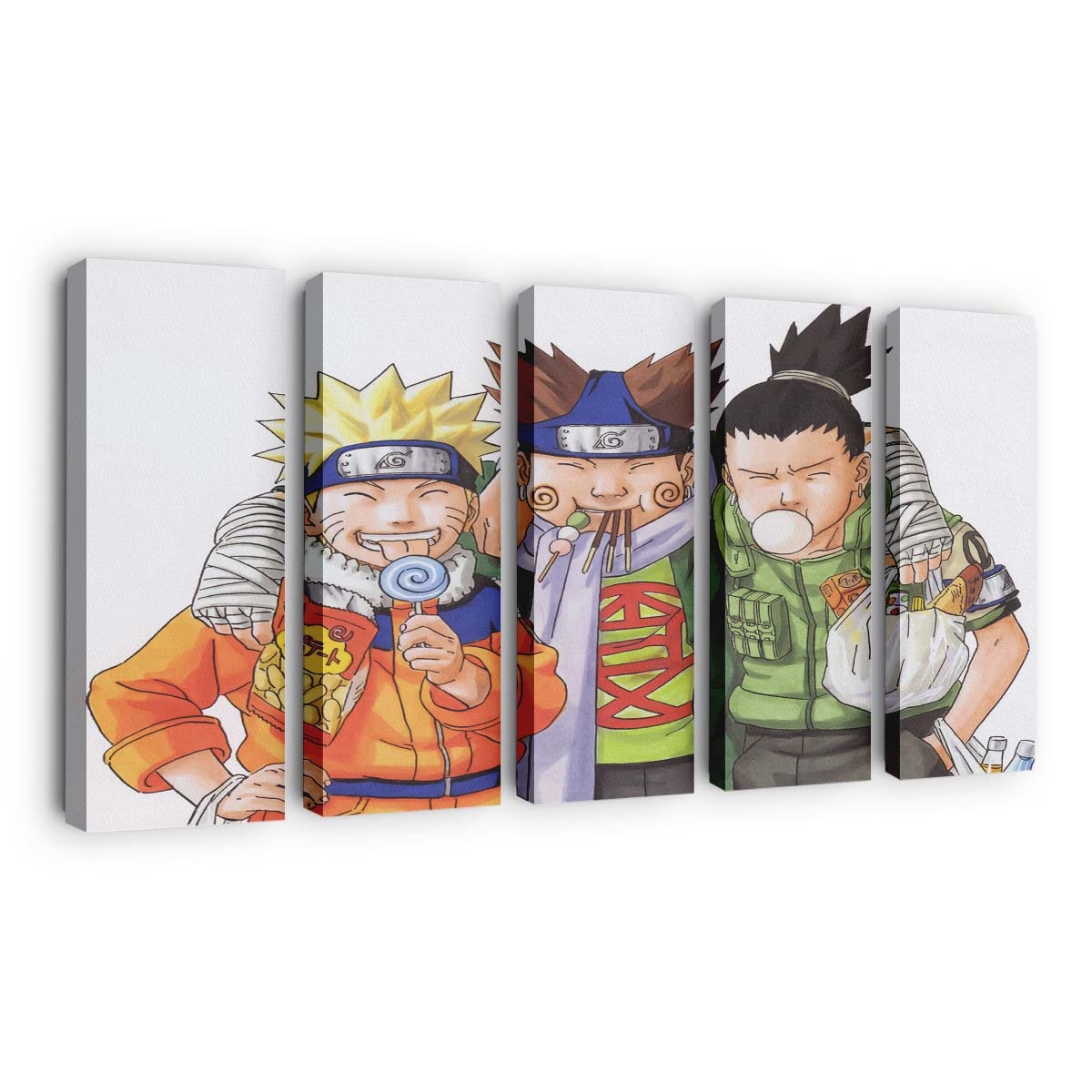 Uzumaki Naruto Naruto Anime Nara Shikamaru Akimichi Ch Ji Anime Boys Manga - Anime Wandbild - Leinwandbild uzumaki narutonaruto animenara shikamaruakimichi ch jianime boysmanga