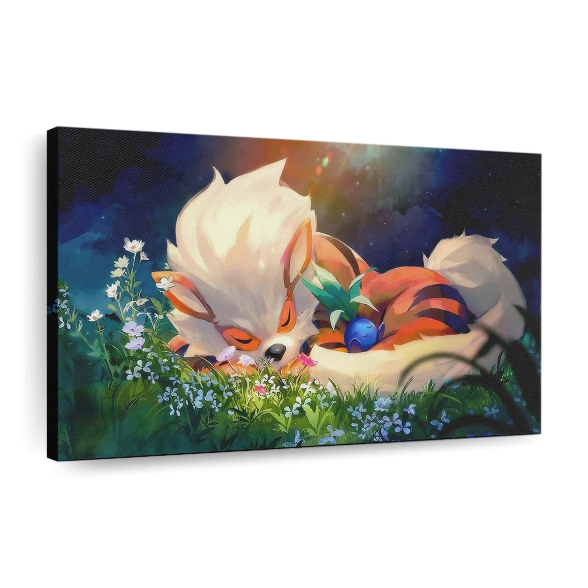 arcanine and oddish sleeping together pokemon live wallpaper