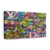 Graffiti Couture Leinwand Bilder Wandbilder Kunstdruck 4 Graffiti Couture
