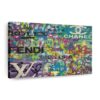 Luxus-Vandalismus Leinwand Bilder Wandbilder Kunstdruck 4 Luxus-Vandalismus Leinwand Bilder Wandbilder Kunstdruck